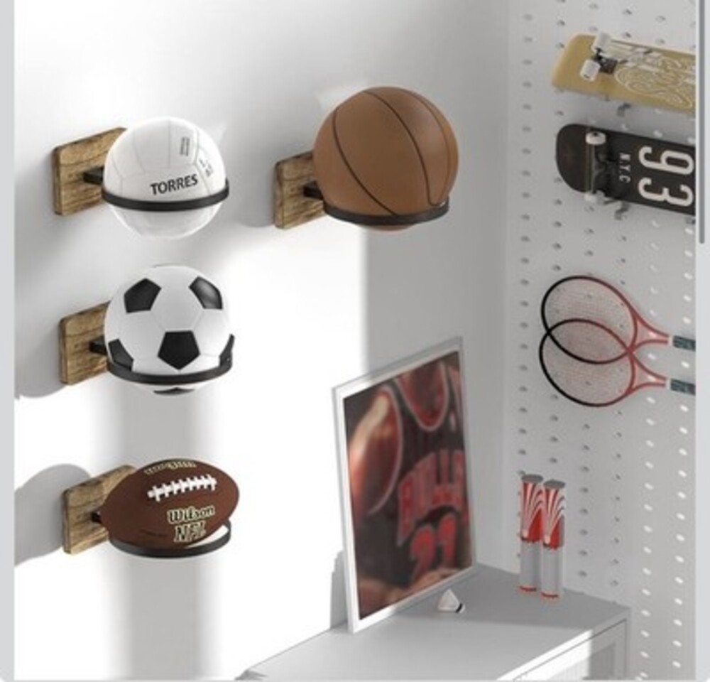 Ball Display Rack for Wall Mounting - Picture 5 of 9